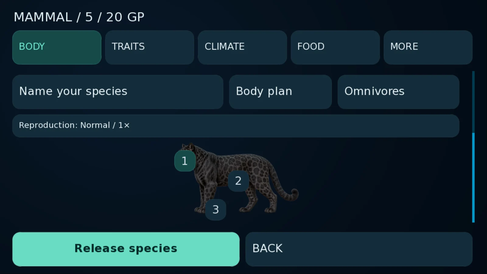 Shape the animal
