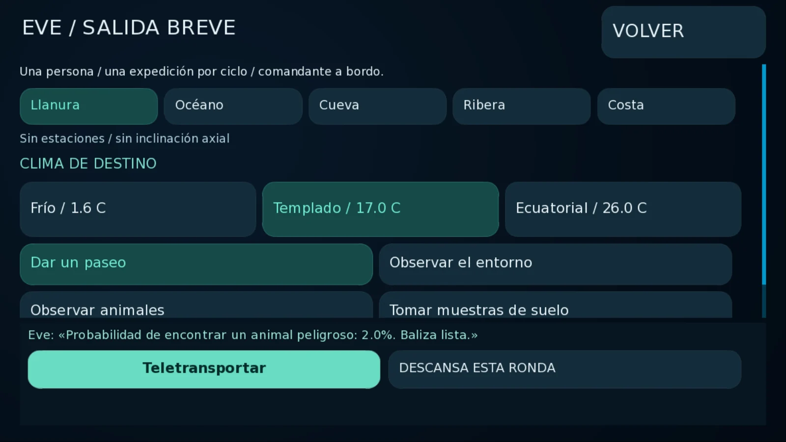 Planifica una expedición en tu idioma.